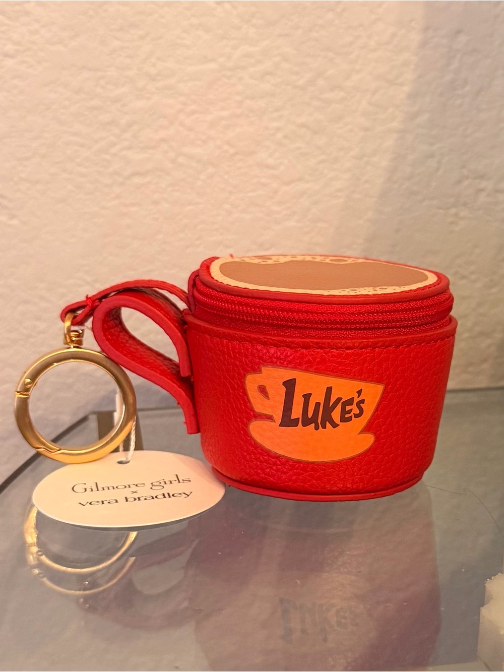 NWT Vera Bradley x Gilmore Girls - Coffee Cup Collectible Bag Charm